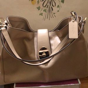 Authentic Leather Coach Shoulder Bag